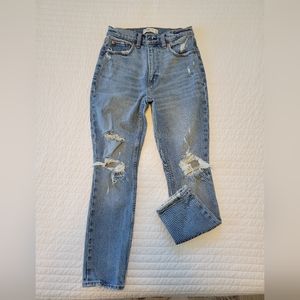 Abercrombie high rise skinny jeans